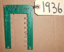 GOIN ROLLIN / SMOKIN TOKEN, ETC. Arcade Machine Game PCB Printed Circuit COIN SENSOR Board #1936 for sale  