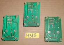 GOTTLIEB Pinball Machine Game PCB Printed Circuit SYSTEM 80 POP BUMPER Boards - Lot of 3 -  #4315 for sale 