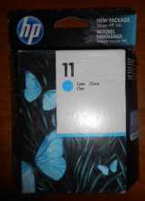 HEWLETT PACKARD HP 11 Cyan Original Ink Cartridge #C4836A for sale  