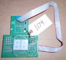 ICE CRANE Redemption Arcade Machine Game PCB Printed Circuit DISPLAY Board #3174 for sale  