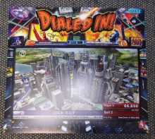 JERSEY JACK DIALED IN! Pinball Machine Game Wall Artwork signed by JERSEY JACK #5087 for sale  
