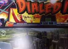 JERSEY JACK DIALED IN! Pinball Machine Game Wall Artwork signed by JERSEY JACK #5088 for sale 