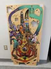 JERSEY JACK PINBALL WIZARD OF OZ WOZ Pinball Machine Game Playfield Production Reject #301 signed by Jersey Jack for sale