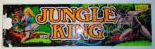 JUNGLE KING Arcade Machine Game Overhead Header GLASS for sale #G32 by TAITO 