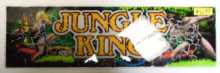 JUNGLE KING Arcade Machine Game Overhead Header GLASS for sale #G33 by TAITO  