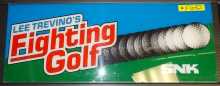 LEE TREVINO'S FIGHTING GOLF Arcade Machine Game Overhead Marquee Header for sale #FG82 by SNK  