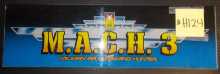 M.A.C.H. 3 MILITARY COMMAND HUNTER Arcade Machine Game Overhead Marquee Header for sale #H124 by MYLSTAR  