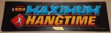 MIDWAY NBA MAXIMUM HANGTIME Arcade Game Machine FLEXIBLE HEADER #4109 for sale  