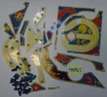 MR. & MRS. PAC-MAN Pinball Machine Game MISC. PLASTICS LOT #MM63  