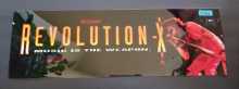 NAMCO REVOLUTION X Arcade Machine Game Flexible Overhead Header Marquee #5466 for sale 