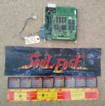 NAMCO SOUL EDGE Arcade Machine Game PCB Printed Circuit Board w AUX CONNECTOR, HEADER & 2 INSTRUCTION CARDS #5135 for sale 