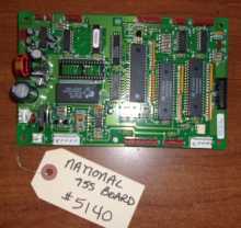 CRANE NATIONAL 147 SNACK Vending Machine MAIN CONTROL 755 Board #5140 