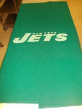 NY Jets Pool Table Felt for up to 9 foot table 