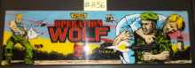 OPERATION WOLF Arcade Machine Game Overhead Header Marquee #H56 for sale by TAITO 