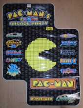 PAC-MAN (PACMAN) ARCADE PARTY Video Arcade Game Machine Cocktail Table SIDE DECAL #3021 for sale  