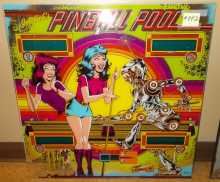 PINBALL POOL Pinball Machine Game Backglass Backbox Artwork - #PP2 by GOTTLIEB  