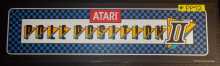 POLE POSITION II Arcade Machine Game GLASS Overhead Header Marquee by ATARI #PP72 for sale 
