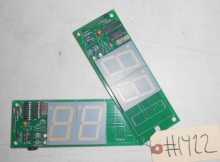 PRIZE ZONE Arcade Machine Game PCB Printed Circuit DISPLAY Boards #1422 for sale  