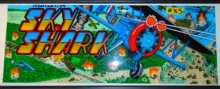 SKY SHARK Arcade Machine Game Overhead Marquee PLEXIGLASS Header for sale #X5  