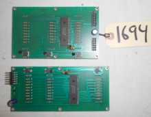 SMOKIN TOKEN Redemption Arcade Machine Game PCB Printed Circuit DISPLAY Boards #1694 - Lot of 2 for sale  