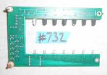 SMOKIN TOKEN Redemption Arcade Machine Game PCB Printed Circuit WHEEL SENSOR Board #732 for sale  
