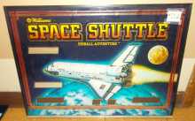 SPACE SHUTTLE Pinball Machine Game Backglass Backbox Artwork - #SS2 by WILLIAMS 