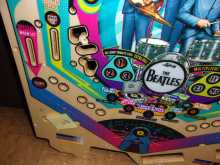 STERN THE BEATLES Pinball Machine Game Playfield Production Reject #5339 for sale  