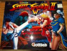 STREET FIGHTER II CE Pinball Machine Game Translite Backbox Artwork - #408 - Gottlieb