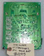 SUPER GT/DAYTONA 2 Arcade Machine Game PCB Printed Circuit SOUND AMP Board #1295 for sale by SEGA  