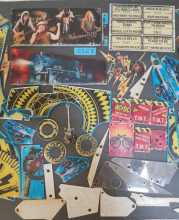 STERN AC/DC PRO Pinball Machine Incomplete (61 pc.) Plastic Set #5528