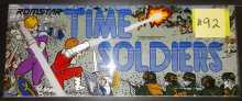 TIME SOLDIERS Arcade Machine Game Overhead Marquee Header for sale by ROMSTAR #H92 