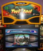 TWISTED-NITRO STUNT RACING Sit-Down Arcade Machine Game for sale by GLOBAL VR 