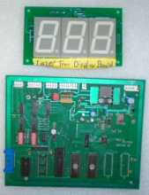 TWISTER Ticket Redemption Arcade Machine Game PCB Printed Circuit MAIN Board & DISPLAY Board #305 by LAZER-TRON 