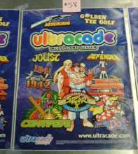 Ultracade Upright Arcade Game Machine Cabinet Artwork 3 piece Smaller Decals #58 for sale 