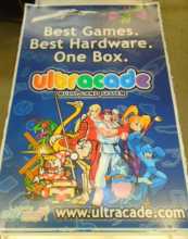 Ultracade Upright Arcade Game Machine Laminated Ad Poster Artwork for Ultracade Kit for sale - HUGE  