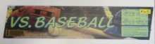 VS. BASEBALL Arcade Machine Game Overhead Header GLASS for sale #G31 by NINTENDO 