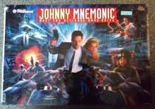 WILLIAMS JOHNNY MNEMONIC Pinball Machine Game Translite Backbox Artwork #31-1357-50042 for sale!