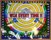 WIN EVERY TIME Redemption Arcade Machine Game VINYL HEADER for sale #W28 