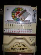 Vintage Original Weight & Horoscope - 10 Cent Coin-Operated Scale by Watling Scale Co. Chicago 
