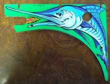 Williams Fish Tales Pinball Machine Game Playfield Plastic Slingshot #31-1676-1-SP for sale 